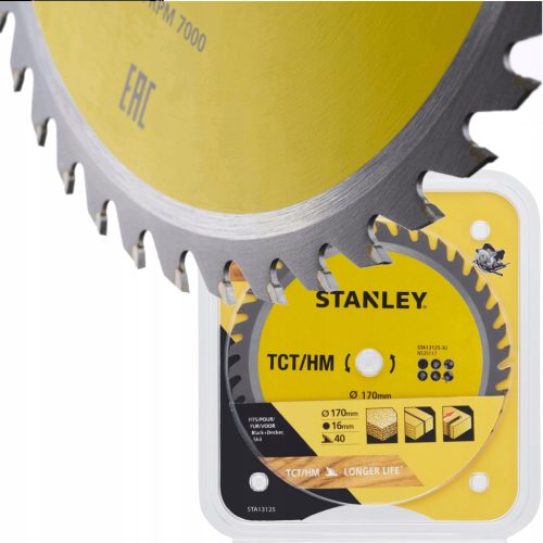  Циркуляр дървесни карбиди tct/hm 170 MM Stanley