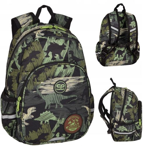  Ученическа раница с едно отделение CoolPack Shades of brown and beige, Shades of green, Multicolored 10 л