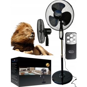    Misty подови вентилатори вентилатори черни