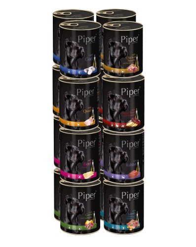  DOLINA NOTECI PIPER Мокра храна за кучета, микс от вкусове, 16 x 800гр