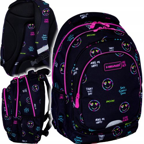  УЧЕНИЧЕСКА РАНИЦА HEAD SMILE SPARKLE SHINE! AB330