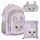  Ученическа раница Starpak с много отделения Shades of purple, Shades of pink, Shades of gray и silver 23 л + 2 други продукта