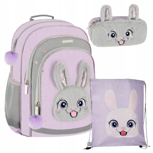  Ученическа раница Starpak с много отделения Shades of purple, Shades of pink, Shades of gray и silver 23 л + 2 други продукта