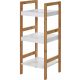  Bathroom Solutions рафт за баня бял 30 x 30 x 72 см