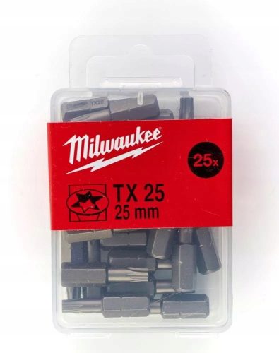  Накрайници Milwaukee Torx 4932399597 TX25x25 mm 25 бр.