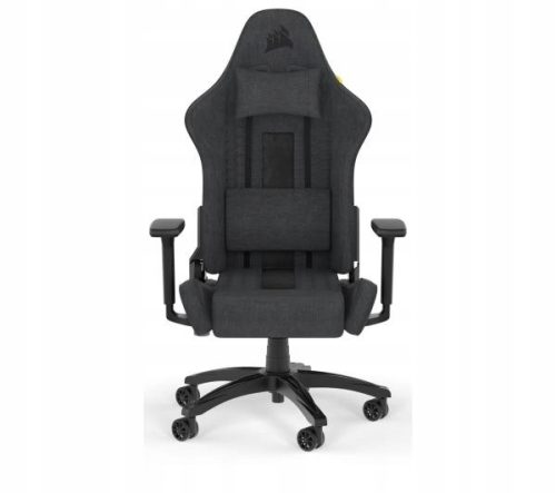  Corsair TC100 Relaxed Gaming Chair Черен и сив плат Черен и сив