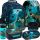  Ученическа раница Derform с много отделения Shades of blue, Shades of green, Multicolored