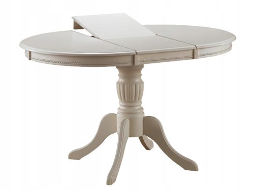  Кръгла разтегателна маса Signal Tables 106 x 106 x 76 см бяла