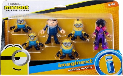  IMAGINEXT MINIONS КОМПЛЕКТ 6 ФИГУРКИ GPV33