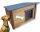  Развъдник за кучета Chisel&Wood, размери на дърво. външни 52см х 67см х 45см