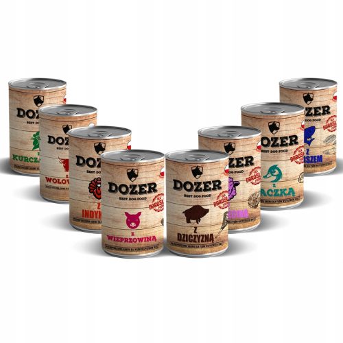  Dozer мокра храна за кучета микс от вкусове 24x400гр