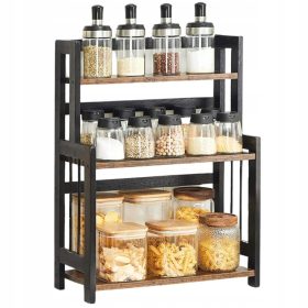    Дървена поставка за подправки Songmics OFS047B01