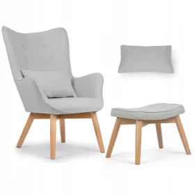    Фотьойл Sofatel крило, нюанси на сивото