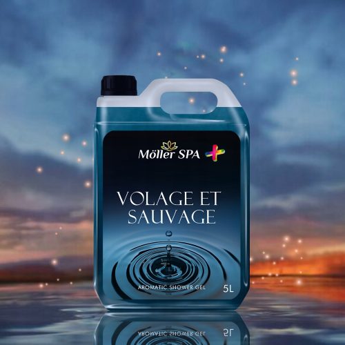  ДУШ ГЕЛ С ПАРФЮМ VOLAGE ET SAUVAGE АРОМАТ ЗА МЪЖЕ Möller SPA + 5L