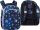  Ученическа раница CoolPack с много отделения, черна, нюанси на жълто и златно, 25 л