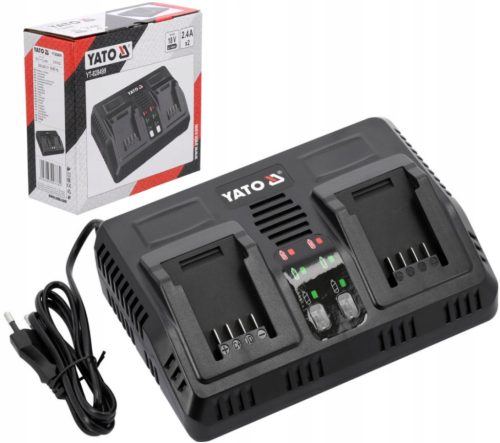  ДВОЙНО ЗАРЯДНО YATO 18V 2.2A YT-828499