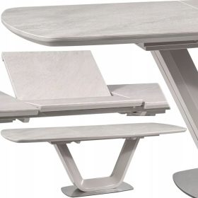    Правоъгълна разтегателна маса Signal MODERN 160 x 90 x 76 см нюанси на сивото