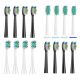  16x накрайници за глава за звукова четка за зъби PHILIPS Sonicare MIX