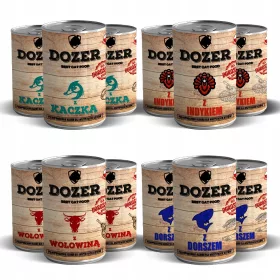    DOZER Premium for Cat Микс от вкусове 12 x 400g консерва
