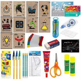    Ученически лайет за 4-8 клас, + тематични тетрадки, училищен комплект