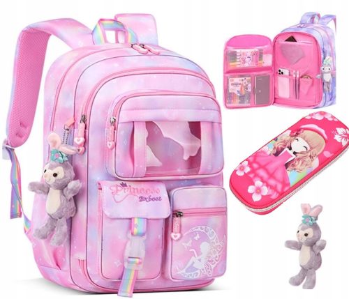  УЧЕНИЧЕСКА РАНИЦА RAINBOW SCHOOL BACK + Пенал 1-3 клас