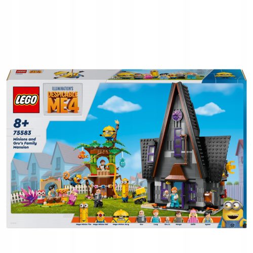  LEGO Despicable Me 4 Minions Gru and Minions Family Mansion 75583