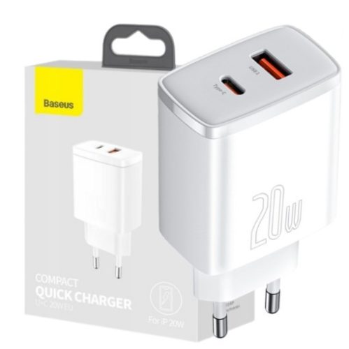  BASEUS БЪРЗО USB ЗАРЯДНО USB C МРЕЖОВ УНИВЕРСАЛЕН ТЕЛЕФОН CUB