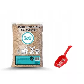    THE ZOO WOODEN PELLET LITTER 30L КОТКА ЗАЕК ГРИЗАЧИ + ЛОПАТА