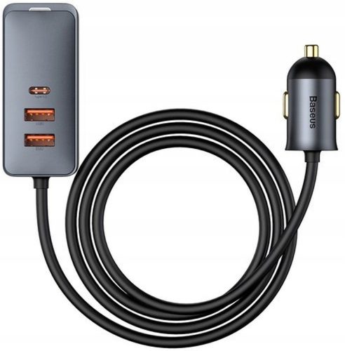 BASEUS БЪРЗО ЗАРЯДНО ЗА КОЛА 4X USB QC 4.0 PD МОЩНО ЗАХРАНВАНЕ 120 W