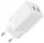  Baseus GaN5 40W 2x USB-C универсално стенно зарядно, бяло