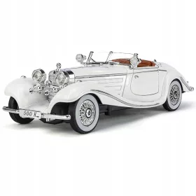    Детски играчки 1:24 Класически модел автомобил Mercedes-Benz 500K, метал