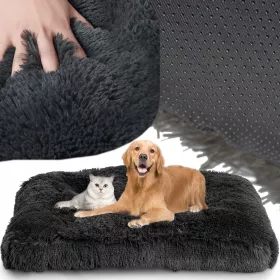    ВЪЗГЛАВНИЦА ЗА КУЧЕТА МЕКА КОСМАТА РОШАТА 120x80 см XXL