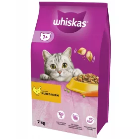  Whiskas суха храна пиле 7 кг