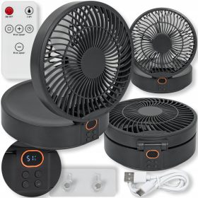  Мини вентилатор Heckermann WSK302, черен