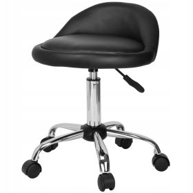    Табуретка eHoker, черна, 74,5 см, изкуствена кожа