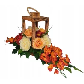   Ръчно изработена венец за гроб от висококачествени изкуствени цветя