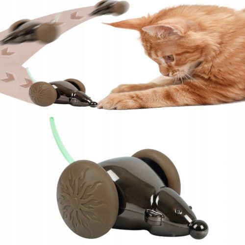  ИНТЕРАКТИВНА ИГРАЧКА ЗА КОТКА БЯГАЩА МИШКА БЯГАЩА ДВИЖЕЩА МИШКА USB