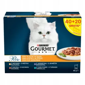    Purina GOURMET Perle филета сос MIX cat 60 x 85гр