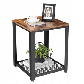    Квадратна маса Songmics Vasagle 45 x 45 x 55 см черна