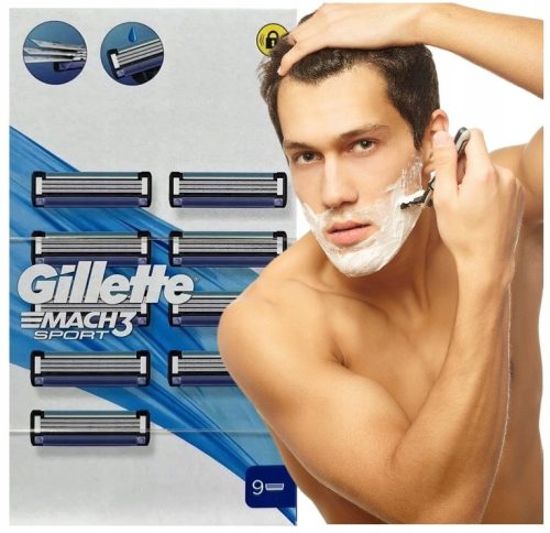  Gillette mach3 sport 9 патрона ОРИГИНАЛ