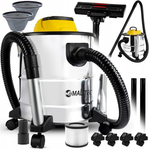  Индустриална прахосмукачка Maltec ML2500-ASH 2000 W