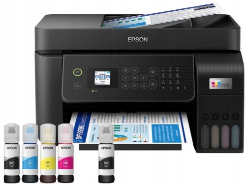  Мултифункционален мастиленоструен принтер (цветен) Epson EcoTank L5310 WiFi Черен