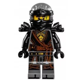    НОВО LEGO Ninjago: COLE - Hands of Time, черна броня njo280 фигура с 70623