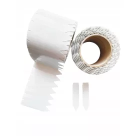    Градински етикети, стрелки, вложки, БЕЛИ, 105 мм x 23,5 мм, 2500 броя