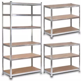    Humberg метален складов рафт 222 x 110 x 50 см макс. 150 кг на рафт