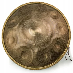    Handpan Hangdrum, ръчно декориран, 22 инча, 10 звука