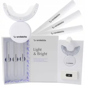    Устройство за ИЗБЕЛВАНЕ на зъби Smile bite с гел и Smilebite LED покритие