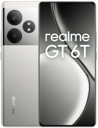  realme GT 6T 8 GB / 256 GB 5G смартфон сребрист