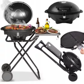    ЕЛЕКТРИЧЕСКА СКАРА СТОЯЩА 2В1 ГРАДИНСКА БАЛКОНСКА СГЪВАЕМА 2400W 190 °C