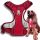  GUARD PRESSURE FREE НАРУПНИК за кучета BOSTON M, червен, бордо